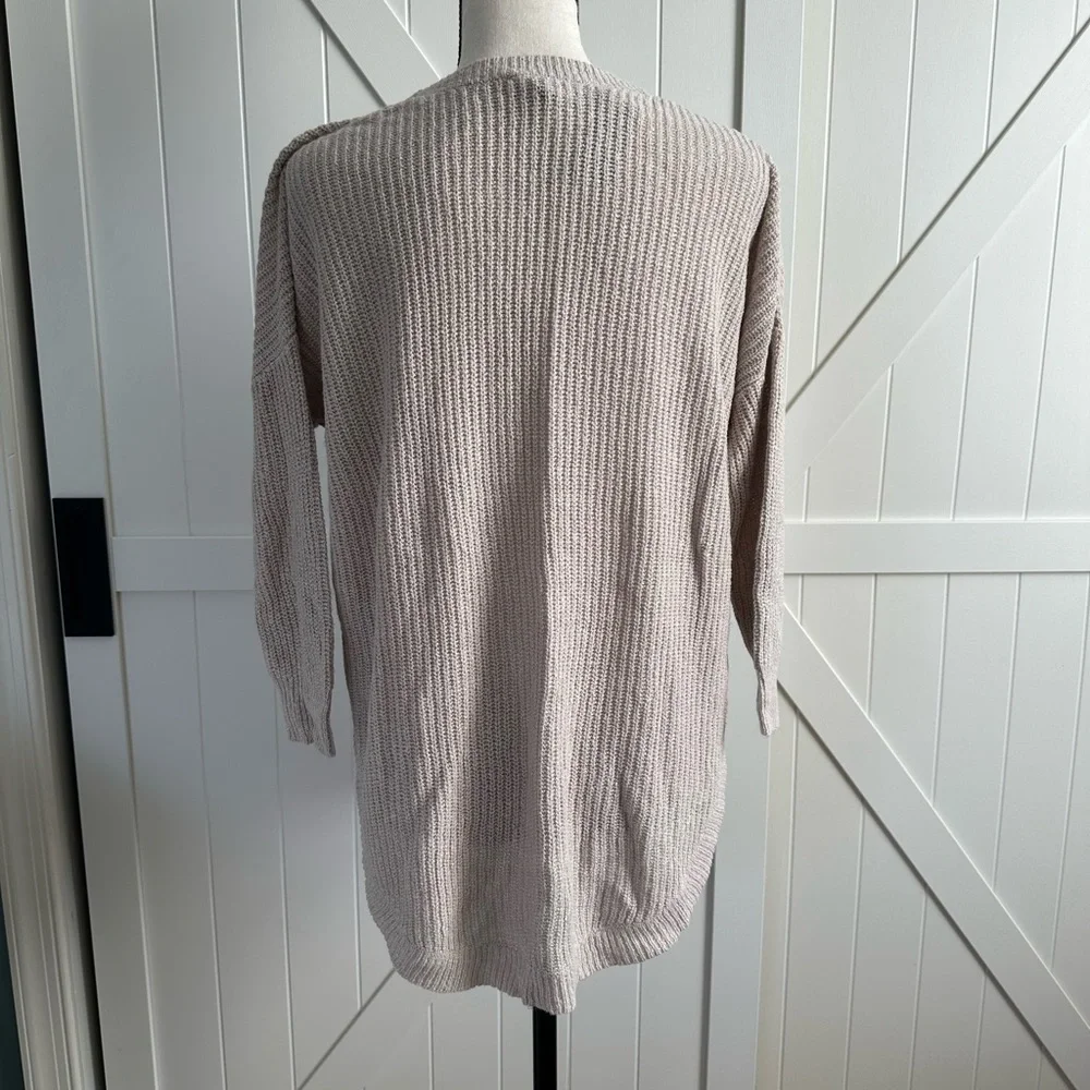 NWT Women's EXPRESS Tan / Cream Tunic Sweater Size XS - Picture 4 of 7